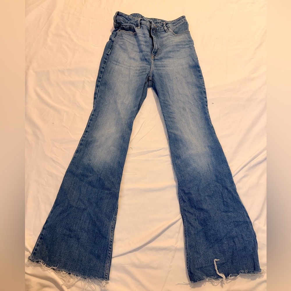 Old Navy Light Blue Flare Jeans